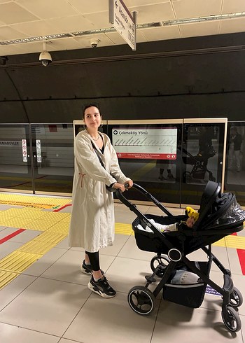 Siyah bebek arabası - Görsel 3