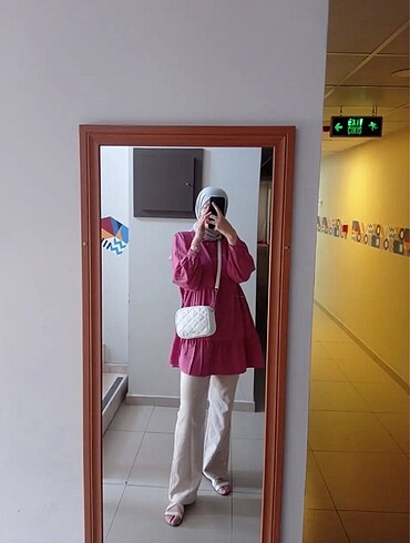 LCW Modest Pembe Tunik
