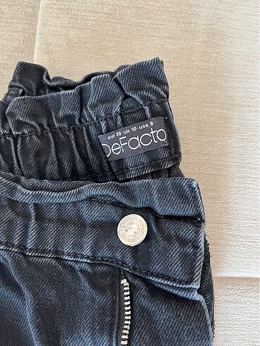 DEFACTO Siyah Mom Jean
