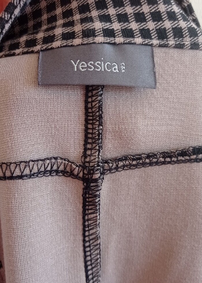 Dar Paça Ekoseli Kumaş Pantolon  - Görsel 3