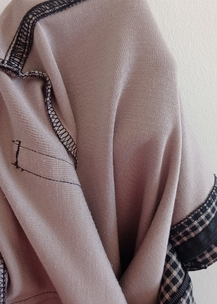 Dar Paça Ekoseli Kumaş Pantolon  - Görsel 4