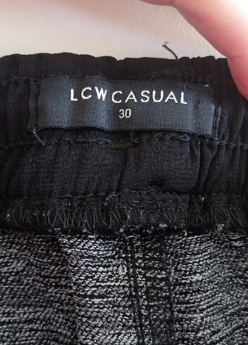 Siyah Kargo Pantolon Büzgülü Paça LC Waikiki  - Görsel 3