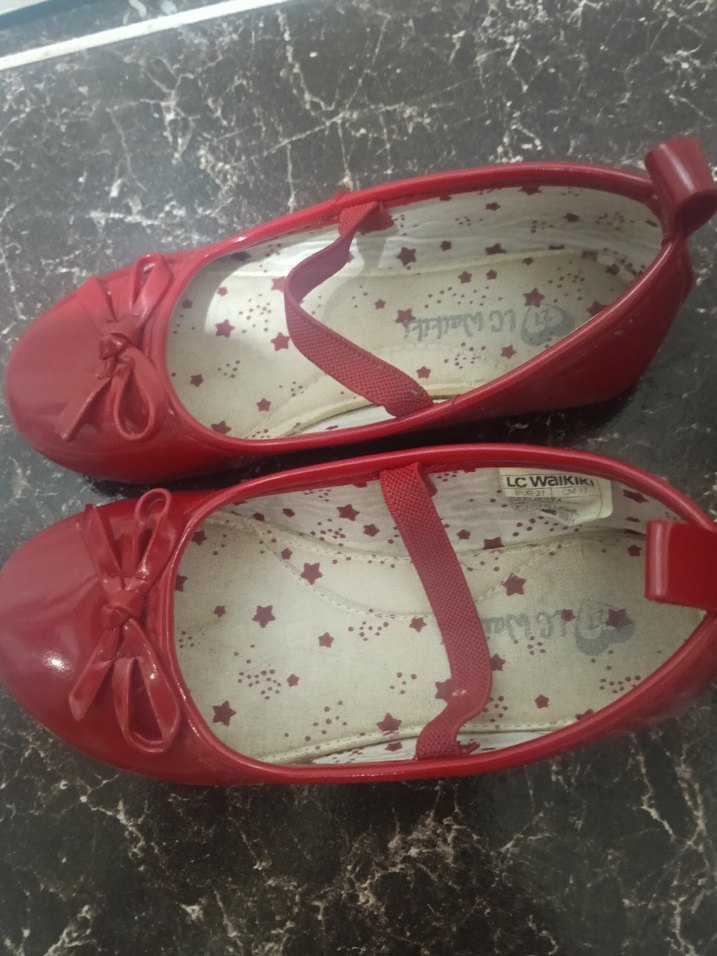 LCW 27 numara Kız Çocuk Parlak Kırmızı Babet - Görsel 2