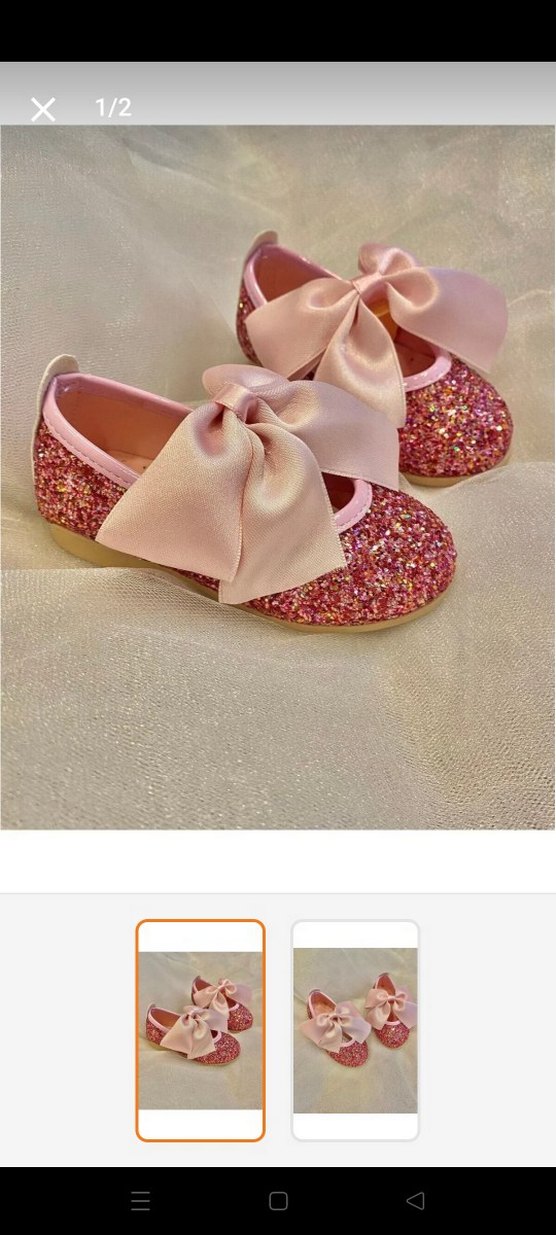 Pembe Kız Çocuk Babet Ayakkabı - Görsel 2