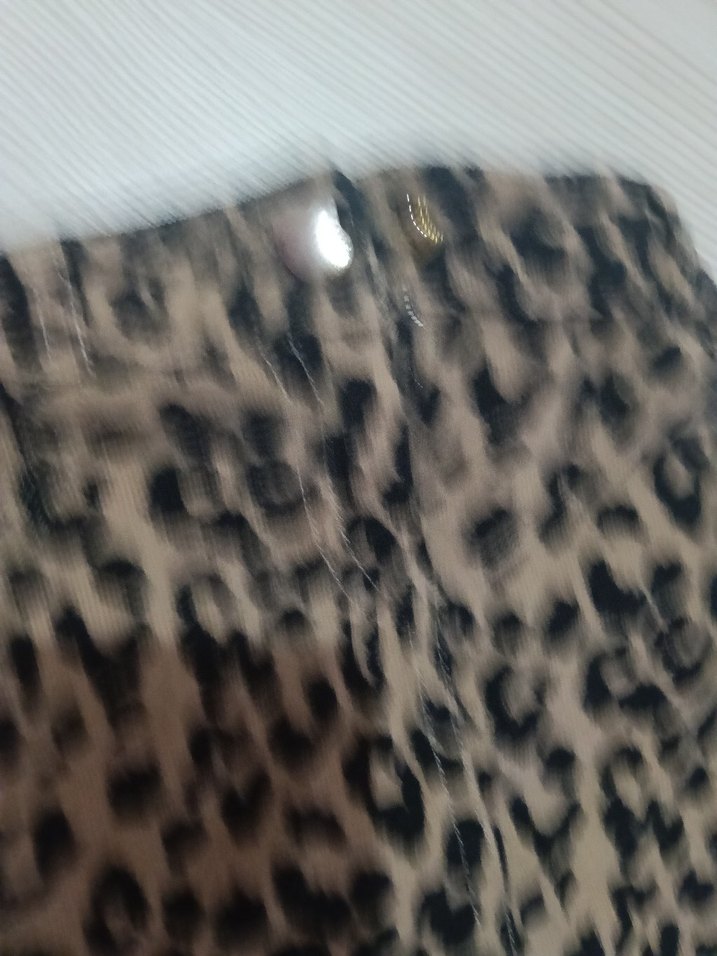 Kahverengi Leopar Desenli Mini Etek - Görsel 2