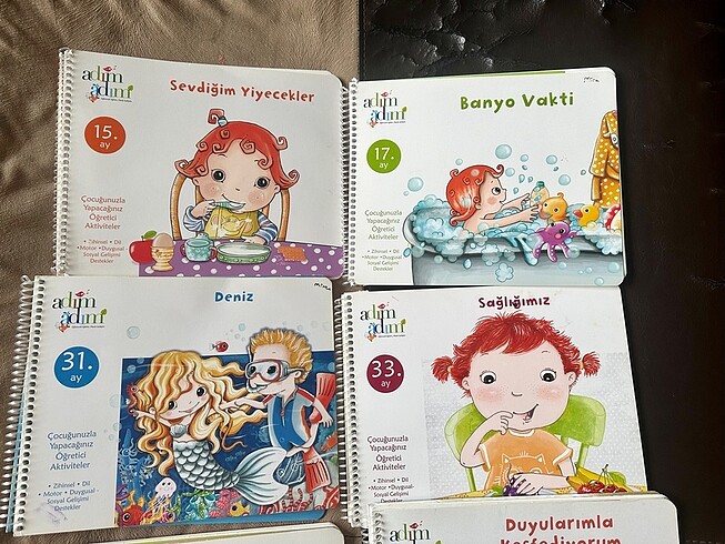 Adım adım Okul öncesi eğitici kitaplar
