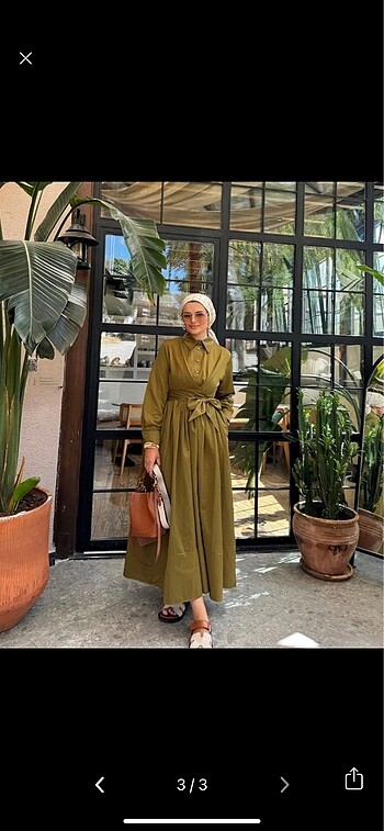 Suud Collection Belden bağlamalı elbise