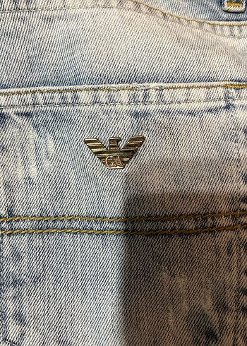 Erkek Gri Mavi Bol Kesim Midi Denim Pantolon 33-32 - Görsel 5