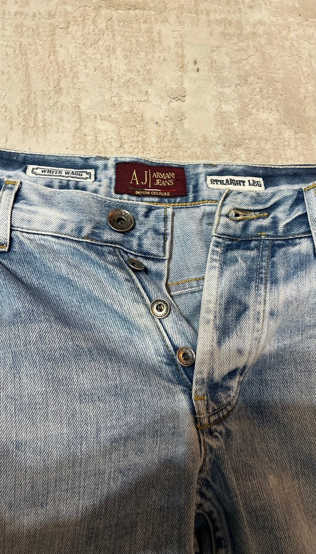 Erkek Gri Mavi Bol Kesim Midi Denim Pantolon 33-32 - Görsel 2