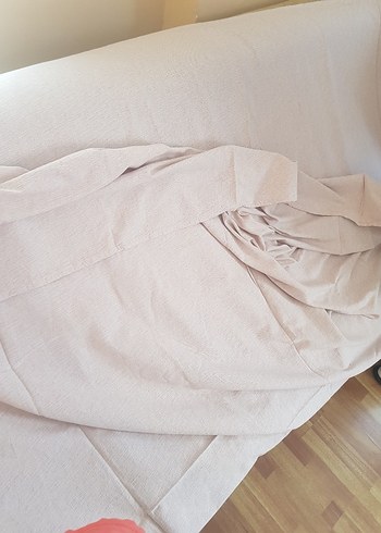  Beden ten rengi Renk Zara home yatak örtüsü keten pamuk bambu kumaş Bej 2.60 a 2.60cm