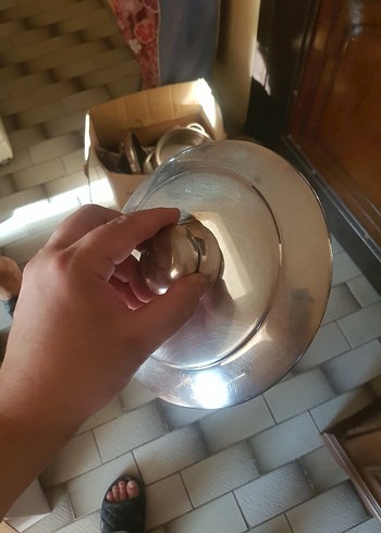 Parlak Gri Kapaklı Çelik Tencere - Görsel 5