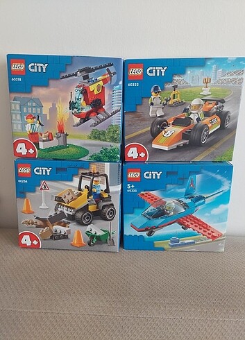 4 adet lego city