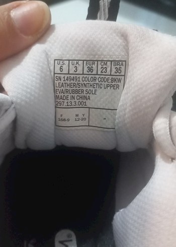 36 Beden beyaz Renk Skechers Beyaz Gri Platform Spor Ayakkabı