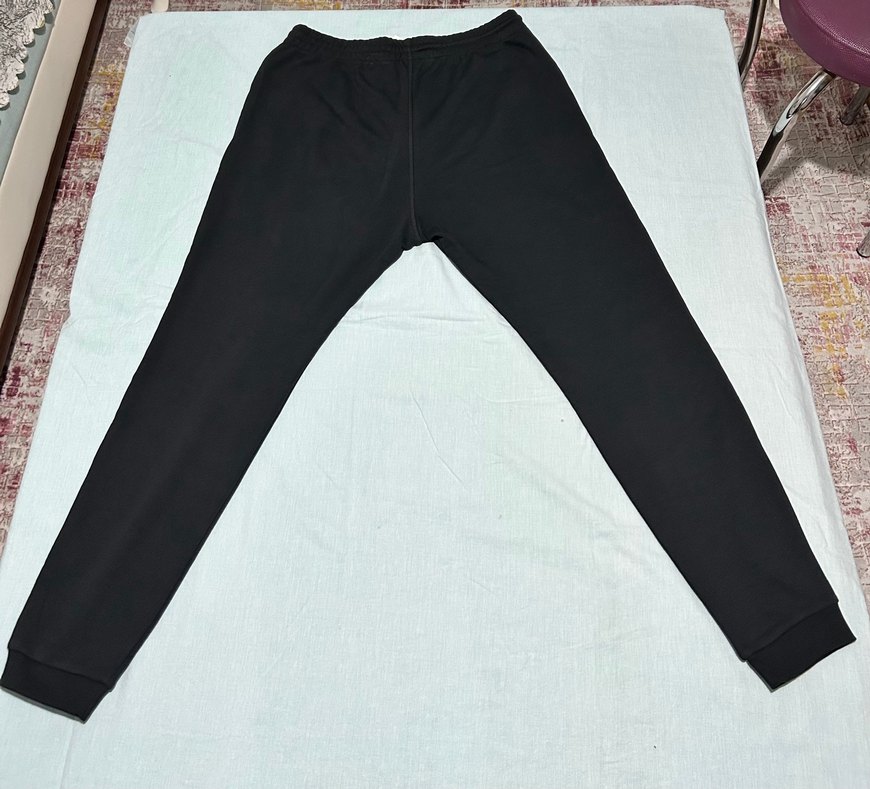 Fermuarlı Siyah Erkek Eşofman Altı - Görsel 3