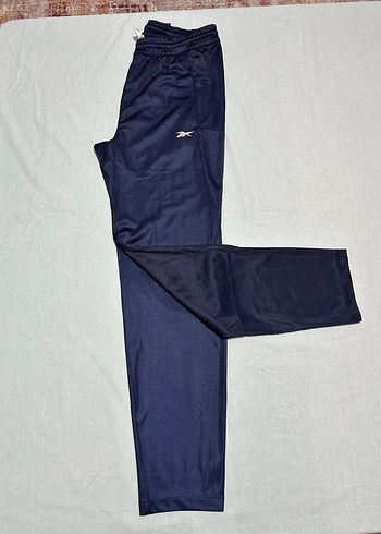 Erkek Lacivert Rahat Kesim Reebok eşofman altı - Görsel 4