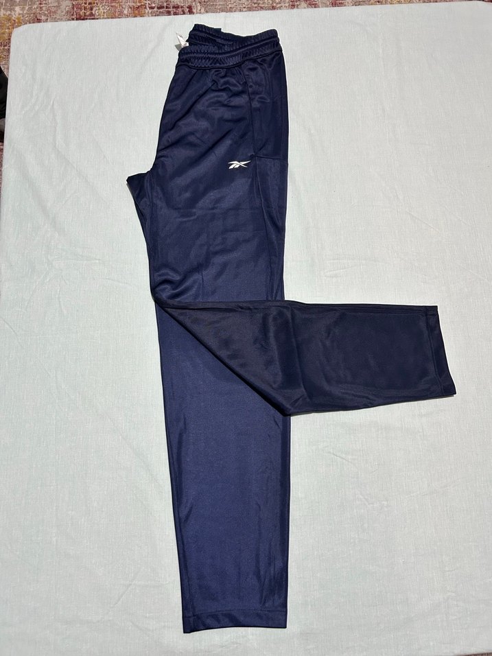 Erkek Lacivert Rahat Kesim Reebok eşofman altı - Görsel 4