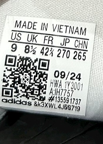 Beyaz Erkek Koşu ve Antrenman Ayakkabısı Adidas - Görsel 6