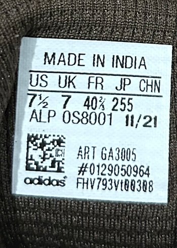 Erkek Spor Kahverengi Adidas Outdoor Ayakkabı - Görsel 8