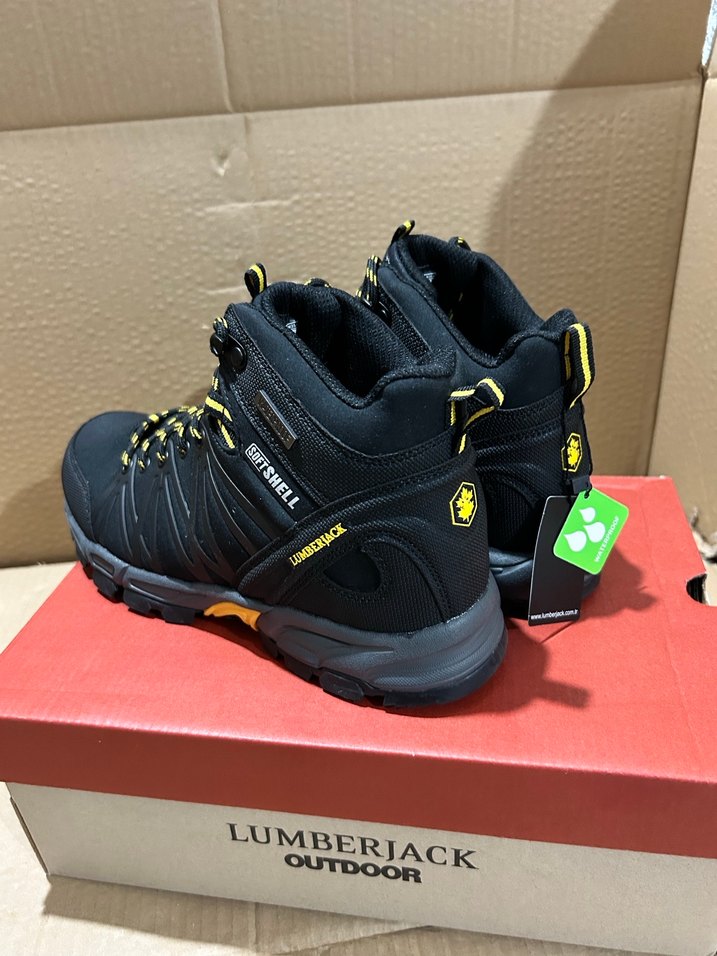 Siyah Sarı Lumberjack Outdoor Erkek Ayakkabı - Görsel 4