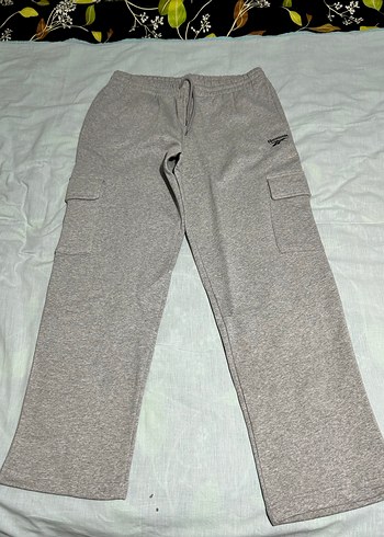 Reebok Gri Rahat Kesim Erkek Eşofman Altı cargo pantolon - Görsel 3