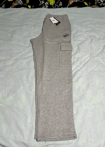 Reebok Gri Rahat Kesim Erkek Eşofman Altı cargo pantolon - Görsel 2