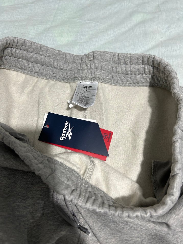 Reebok Gri Rahat Kesim Erkek Eşofman Altı cargo pantolon - Görsel 5