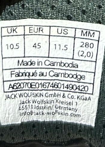 Jack Wolfskin Erkek Outdoor Ayakkabı Velcro Bağcıklı - Görsel 9