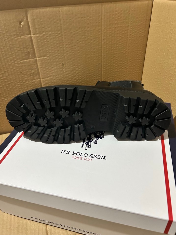 U.S. Polo Assn. Siyah erkek Dolgu Topuk Bot - Görsel 2