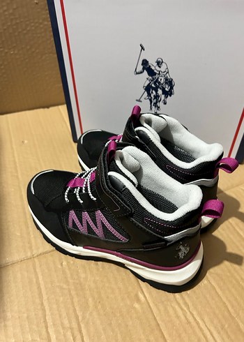 Mor Desenli Kız Çocuk Spor bot outdoor - Görsel 6