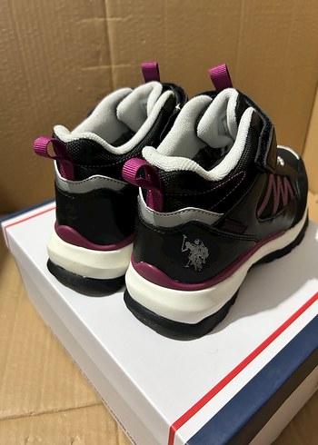 Mor Desenli Kız Çocuk Spor bot outdoor - Görsel 4