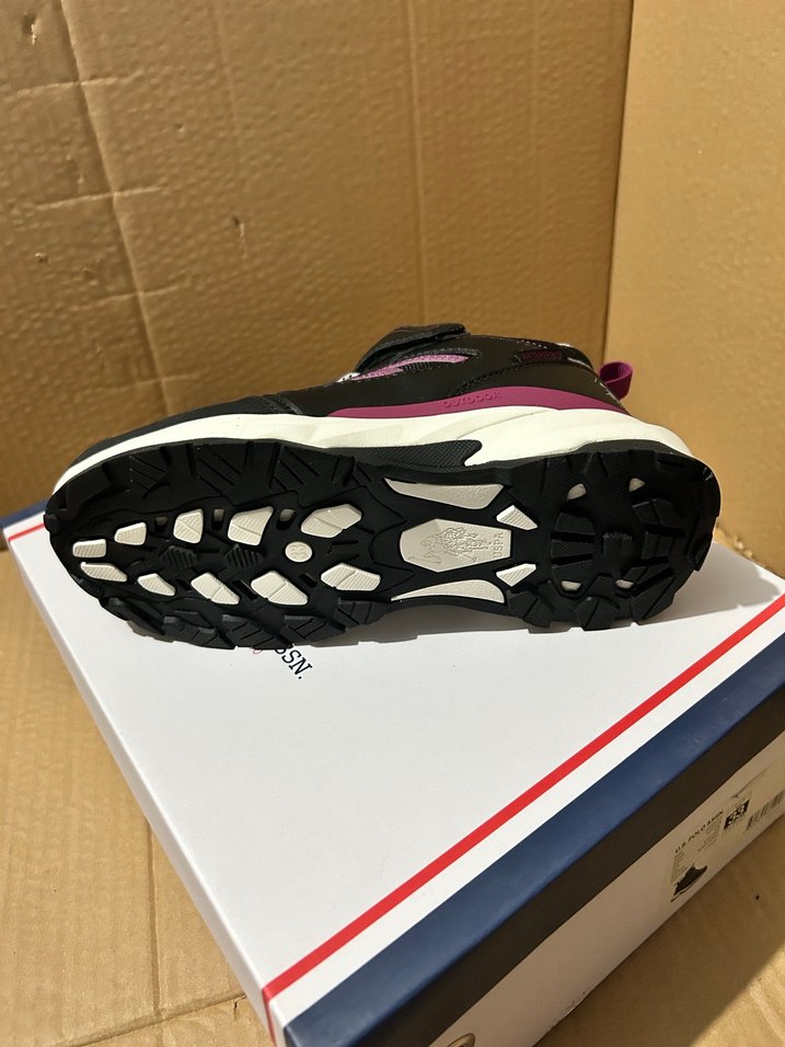 Mor Desenli Kız Çocuk Spor bot outdoor - Görsel 2