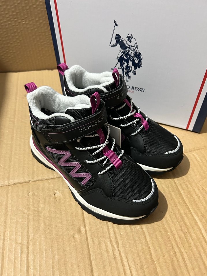 Mor Desenli Kız Çocuk Spor bot outdoor - Görsel 5