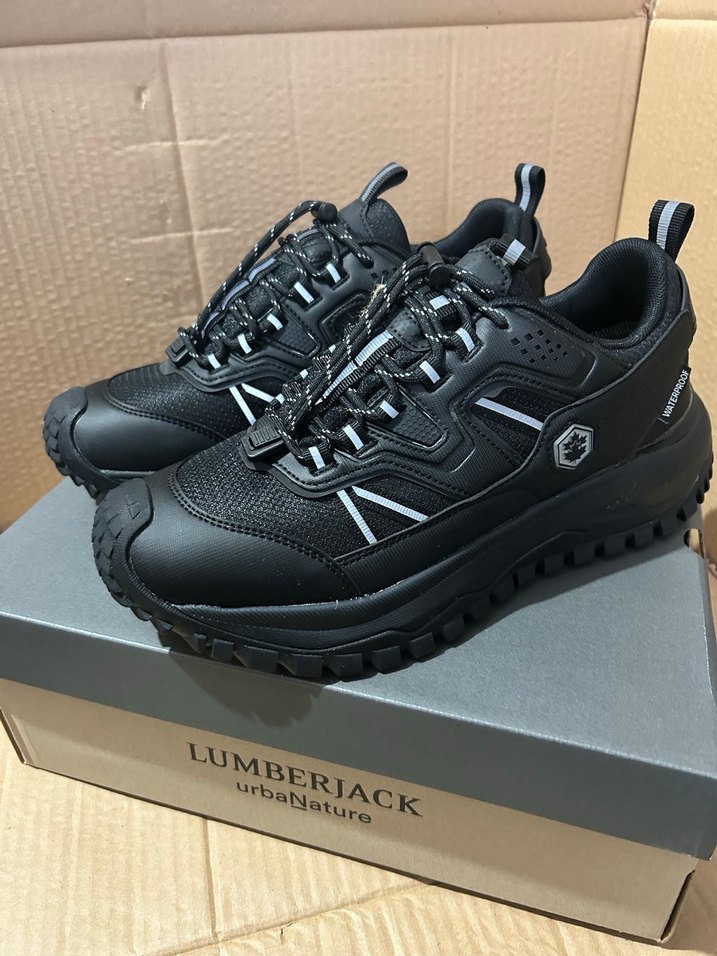 Siyah Erkek Outdoor Spor Ayakkabısı Laced - Görsel 3