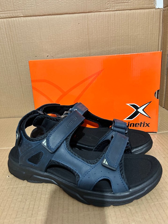 Mavi Erkek Spor Sandalet Velcro Kayışlı - Görsel 5