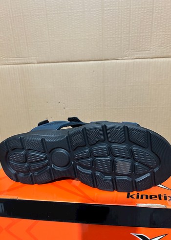 Erkek Mavi Cırtcırtlı Kauçuk Sandalet - Görsel 3