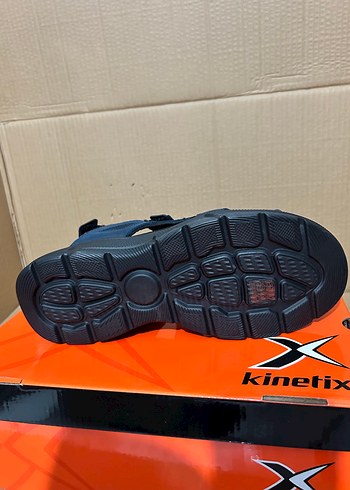 Erkek Siyah Velcro Spor Sandalet - Görsel 3