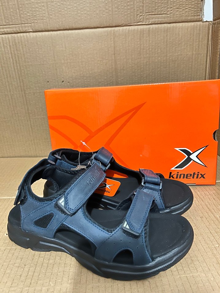 Erkek Siyah Velcro Spor Sandalet - Görsel 5