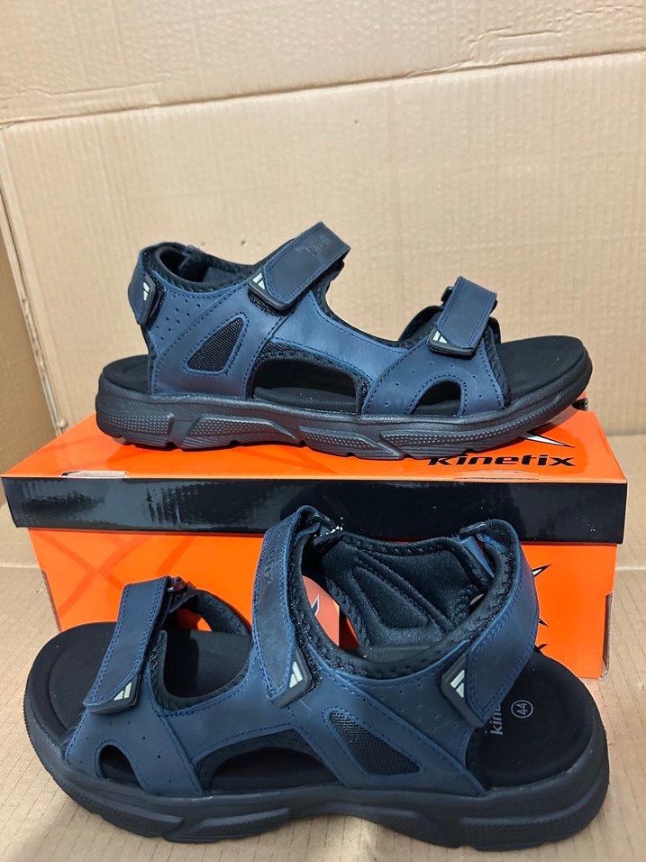 Erkek Lacivert Kinetix Cırtcırtlı Sandalet - Görsel 4