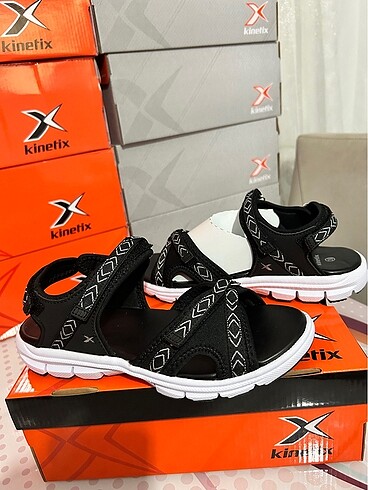 39 Beden siyah Renk Kadın spor sandalet kinetix