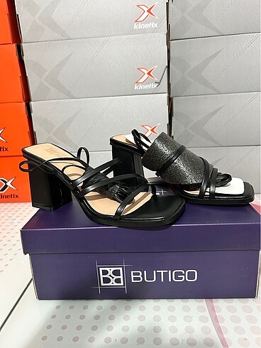 37 Beden siyah Renk Kadın sandalet butigo