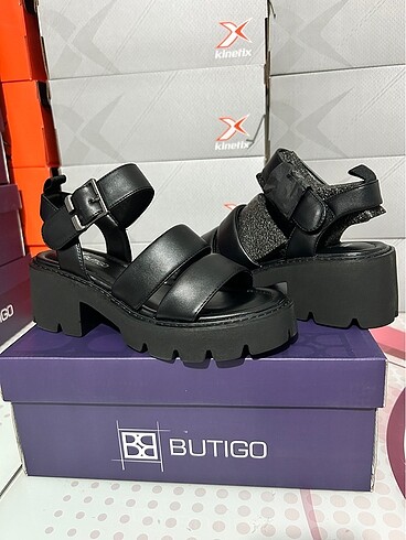 36 Beden siyah Renk Kadın sandalet butigo