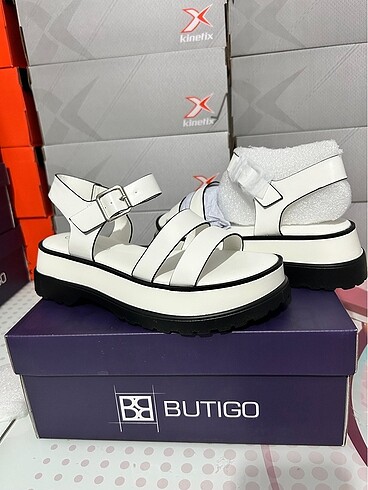 38 Beden beyaz Renk Kadın sandalet butigo
