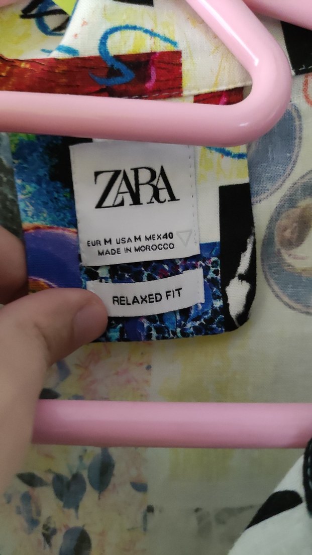 Renkli Baskılı Salaş Kısa Kollu Erkek Gömlek - Görsel 3