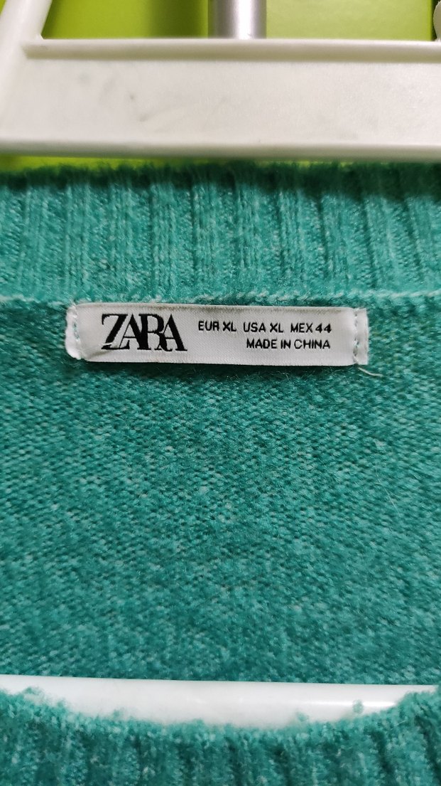 Turkuaz Erkek Yün Örgü Uzun Kollu Kazak - Görsel 3