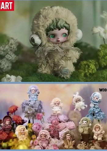 POP MART SKULLPANDA L'impressionnisme Peluş Bebek