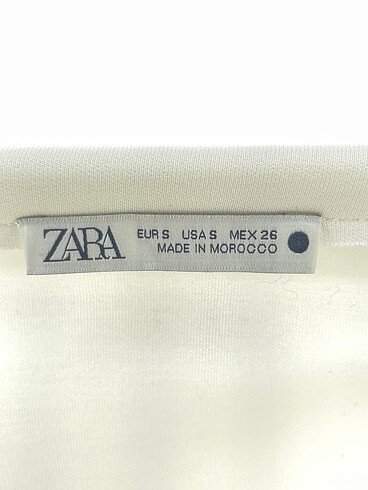 s Beden beyaz Renk Zara Mini Etek %70 İndirimli.
