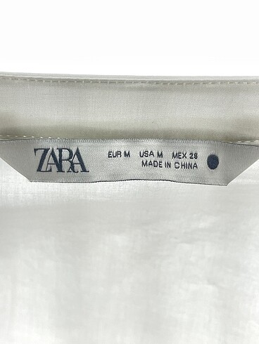 m Beden beyaz Renk Zara Bluz %70 İndirimli.