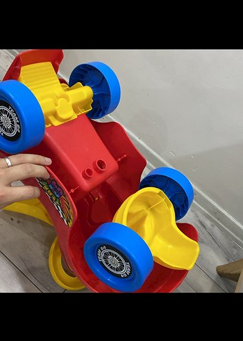 Renkli Çocuk Oyuncak Arabası ilk arabam dede - Görsel 2