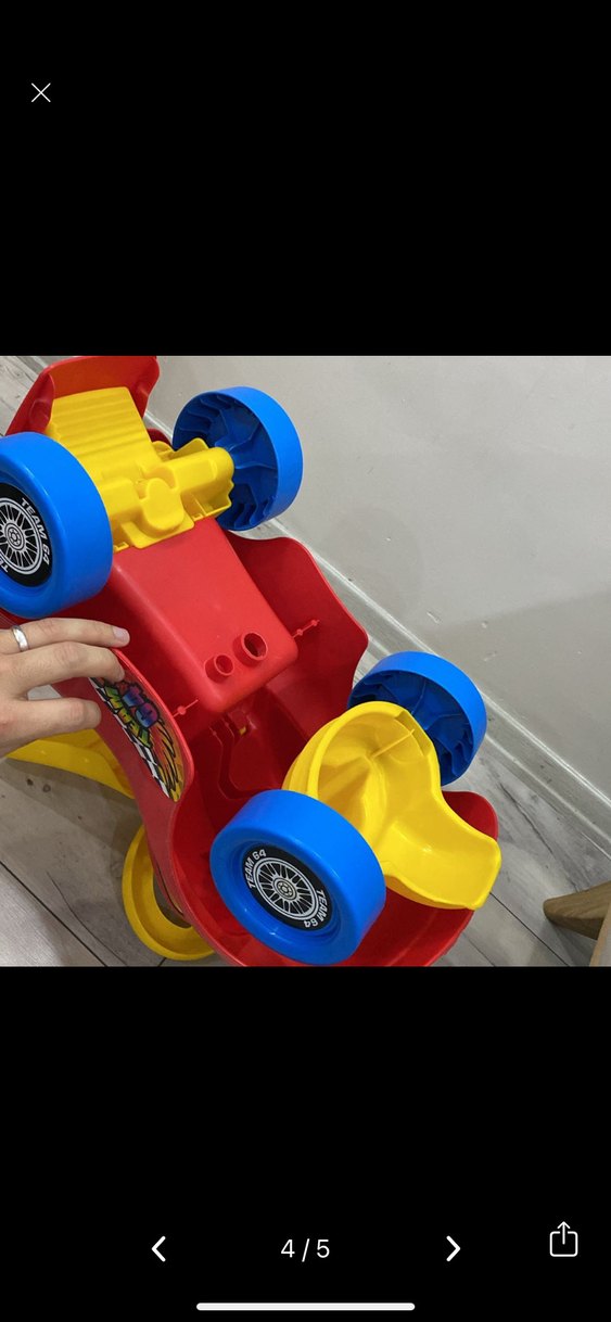 Renkli Çocuk Oyuncak Arabası ilk arabam dede - Görsel 2