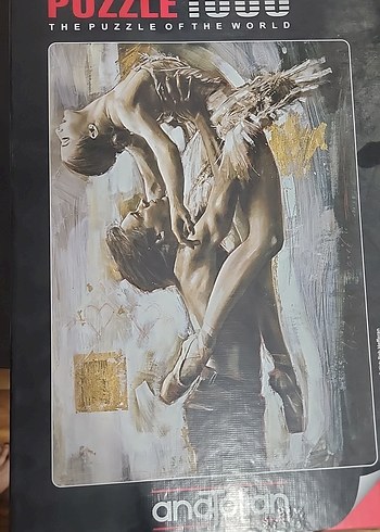 Altın Renkli 1000 Parça Puzzle - Görsel 2